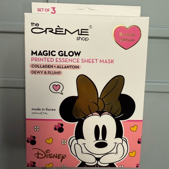 The Crème Shop Minnie Mouse Dome Travel Pouch Bundle- Red - Picture 4 of 15